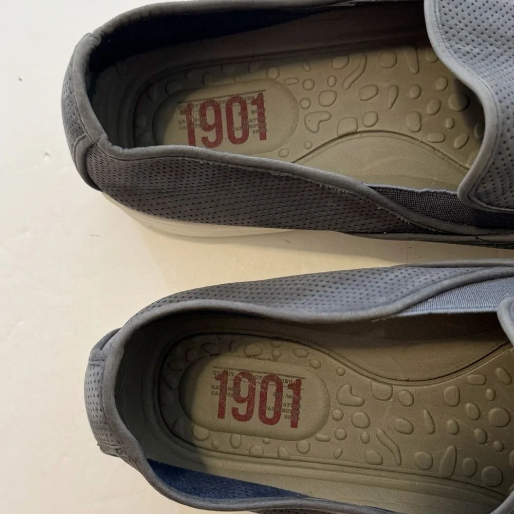 1901 Venice Perforated Suede Slip-on Shoes